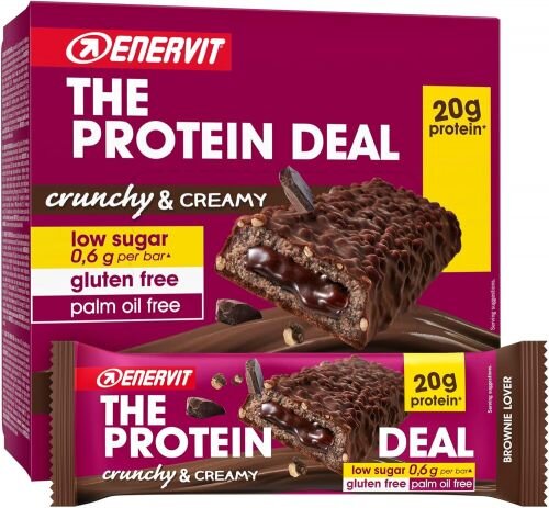 Enervit The Protein Deal 25er Box Brownie Lover MHD 01-2026