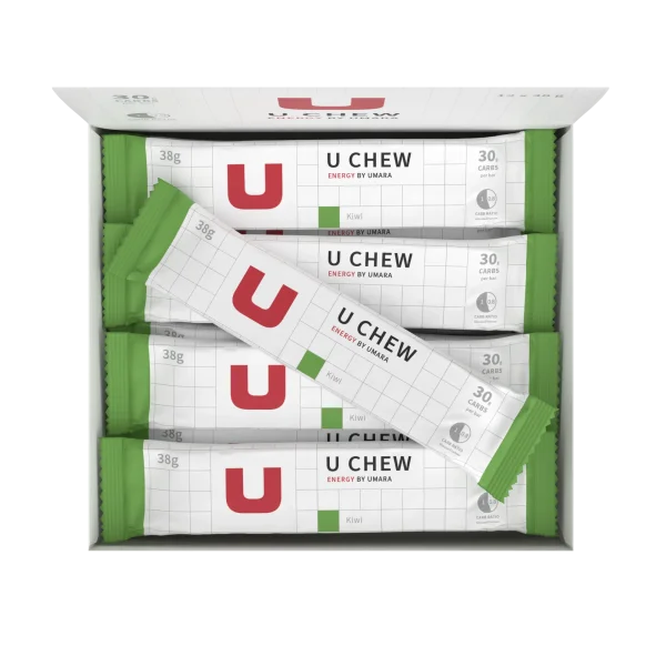Umara U Chew Gummiriegel 12er Box Kiwi