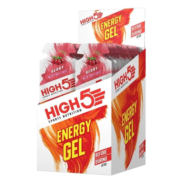 High5 Energy Gel 20er Box Berry MHD 03-2026