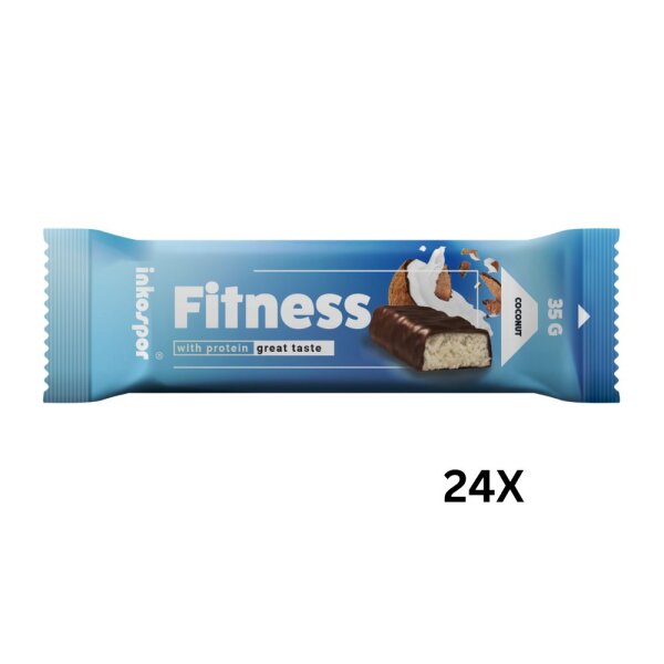 Inkospor Fitness Protein Riegel 24er Box Rum-Trüffel MHD 01-2026
