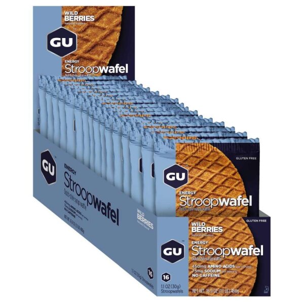 GU Energy Stroopwafel 16er Box MHD 01-2026