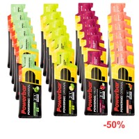 PowerBar 24er Gelset - gemischt aus 4 Sorten