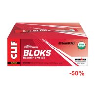 Clif Shot Energy Bloks 18er Box Black Cherry...