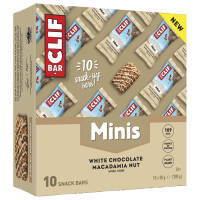 Clif Bar MINI Riegel 10er Box MHD 02-2026 Weiße-Schoko-Macadamia (White Chocolate Macadamia)