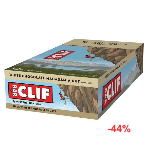 Clif Bar Riegel 12er Box MHD 02-2026