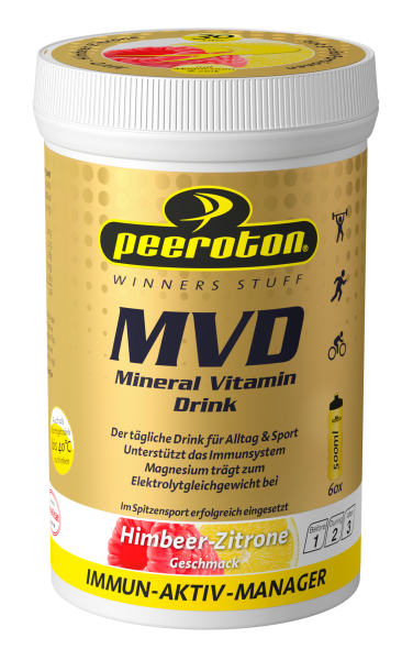 Peeroton Mineral Vitamin Drink 300g Dose Himbeer-Zitrone