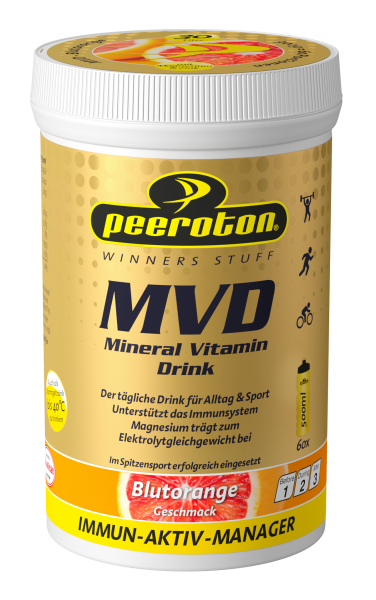 Peeroton Mineral Vitamin Drink 300g Dose Blutorange