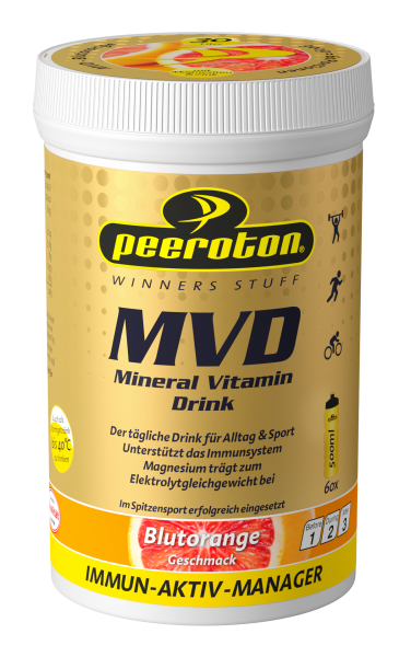 Peeroton Mineral Vitamin Drink 300g Dose Blutorange