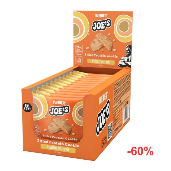 Weider Joe´s Filled Protein Cookie 12er Box