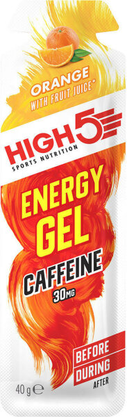 High5 Energy Gel Orange + Koffein MHD 01-2026