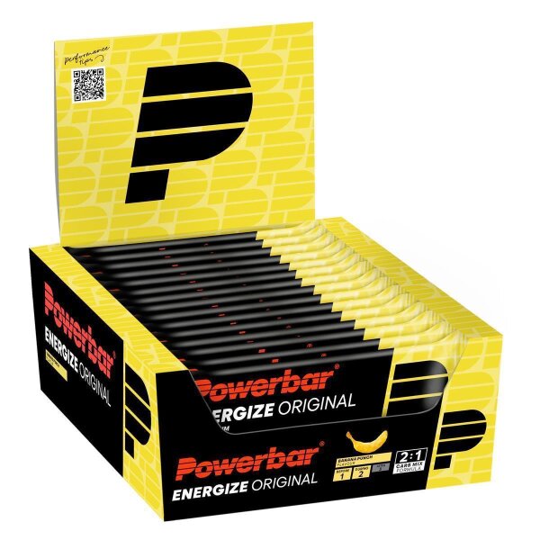 PowerBar Energize Riegel 15er Box Monatsaktion Banana