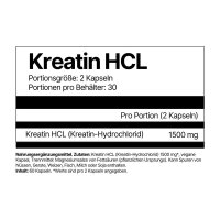 4Endurance Kreatin HCL 60 Kapseln