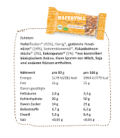 Hafervoll Organic Flapjack Riegel 18er Box Banana & Brazil Nut MHD 04-2026