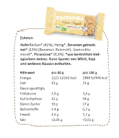 Hafervoll Organic Flapjack Riegel 18er Box Cacao Nib & Hazelnut MHD 04-2026
