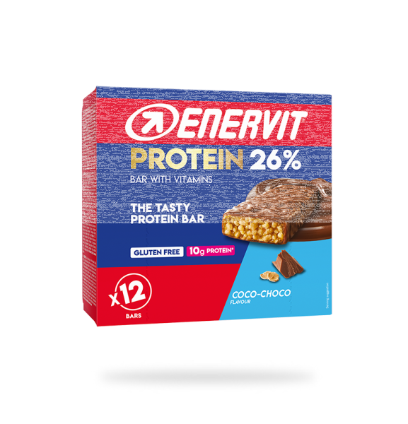 Enervit Protein 26% Riegel 40g 12er Box