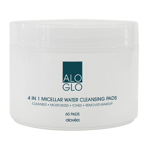 Alovéa ALO GLO 4in1 Mizellenwasser-Reinigungspads