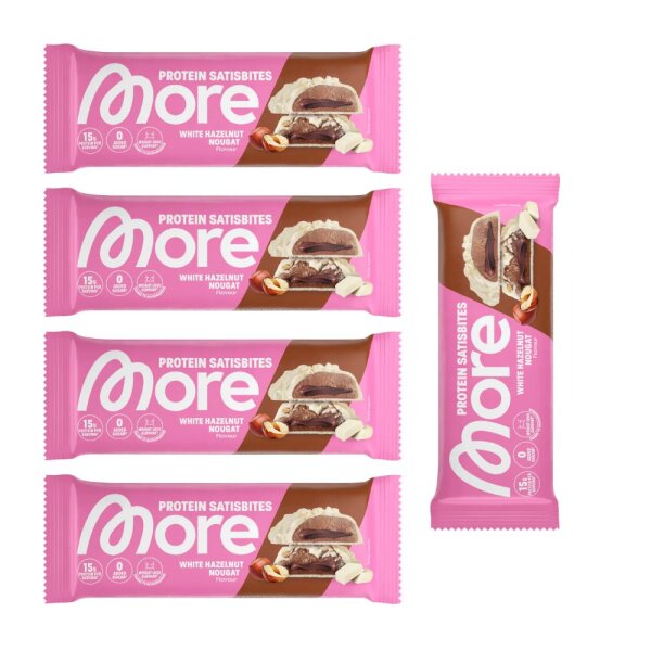 More Nutrition More Protein Satisbites Riegel 5er Pack