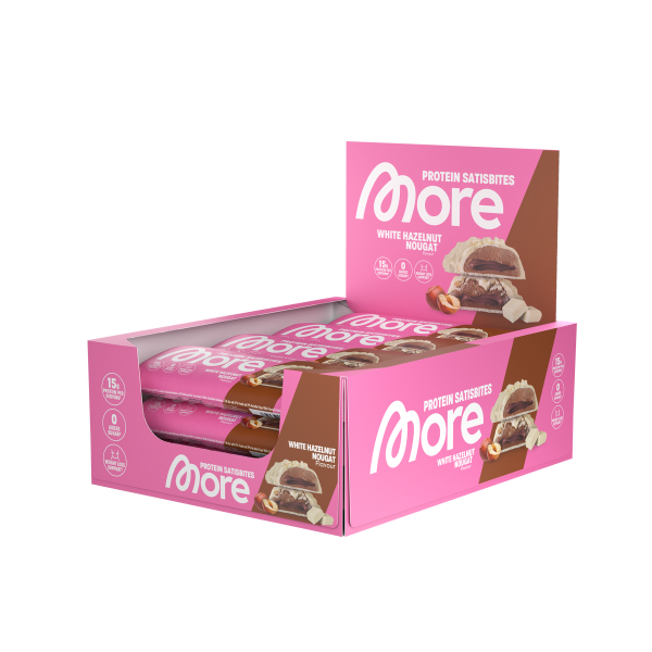More Nutrition More Protein Satisbites Riegel 12er Box gemischt