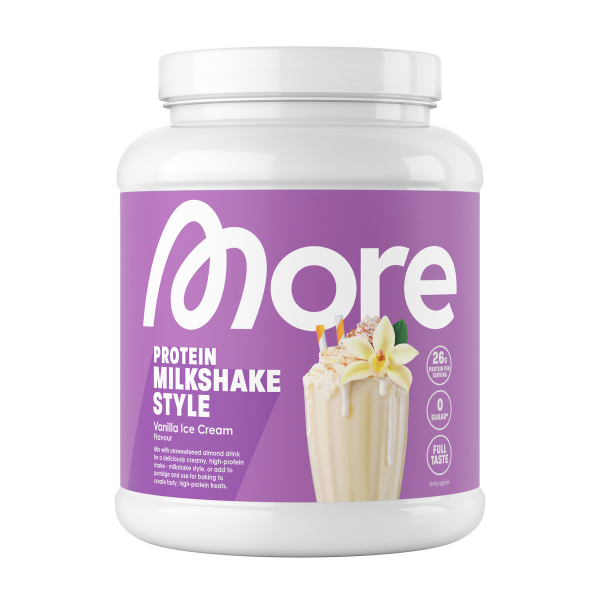 More Nutrition Protein Milkshake Style 600g Vanilla Ice Cream