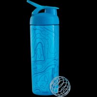 BlenderBottle Sleek Signature Shaker (820 ml) - Aqua Topt...