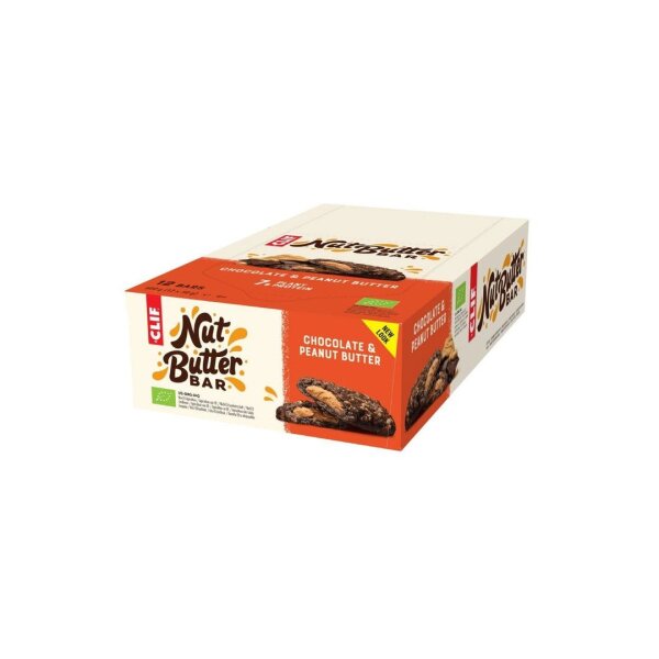 Clif Nut Butter Filled Riegel 12er Box MHD 05-2026 Schokolade-Erdnussbutter (Chocolate&Peanut Butter)