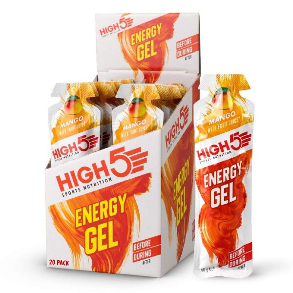 High5 Energy Gel 20er Box Mango MHD 05-2026