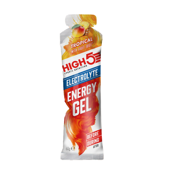 High5 Electrolyte Energy Gel 20er Box Tropical MHD 05-2026