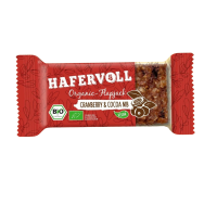 Hafervoll Organic Flapjack Riegel Cranberry & Cocoa...