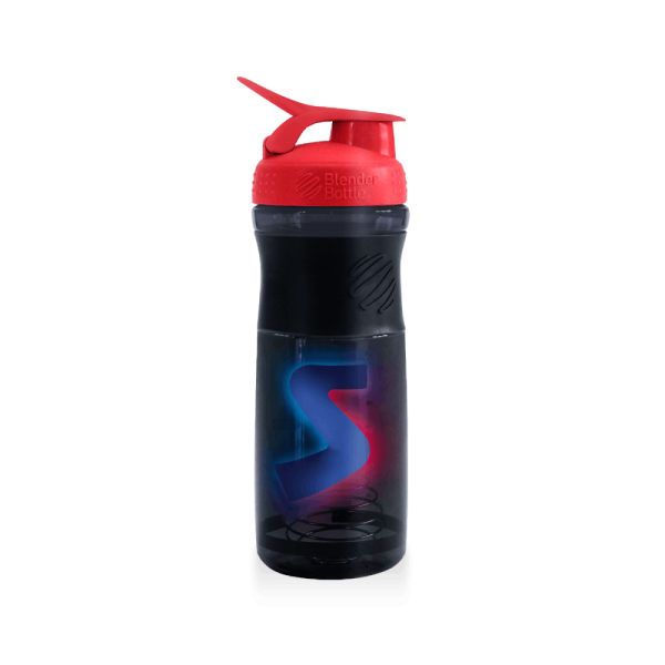 Sponser Pro Shaker mit Mischkugel schwarz/blau