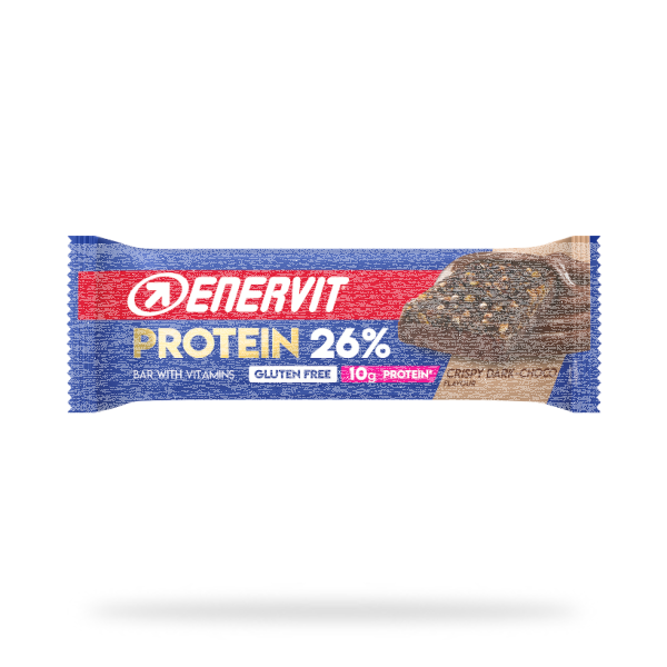 Enervit Protein 26% Riegel 40g 5er Pack Crispy Dark-Choco