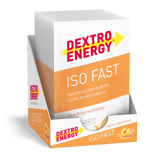 Dextro Energy IsoFast Portionsbeutel 12er Box Peach