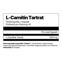 4Endurance L-Carnitine Tartrate 90 Kapseln