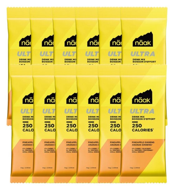Näak Ultra Energy Drinkmix Einzelbeutel 12er Box Pfirsich-Aprikose