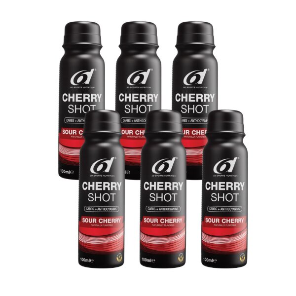 6d Sports Nutrition Cherry Shot 6er Box