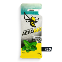 AEROBEE Energy Gel aus Honig CLASSIC 10er Box Minze MHD...