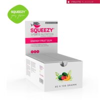 Squeezy Energy Fruit Gums Fruchtgummi 20er Box MHD 06-2026
