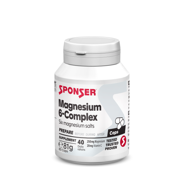 Sponser Magnesium 6-Complex 80 Kapseln