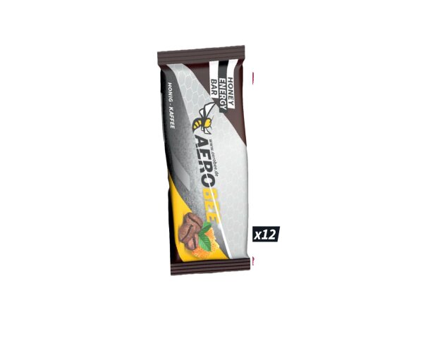 AEROBEE  Honey Energy Bar Honig&Kaffee 12er Pack MHD 05-2026