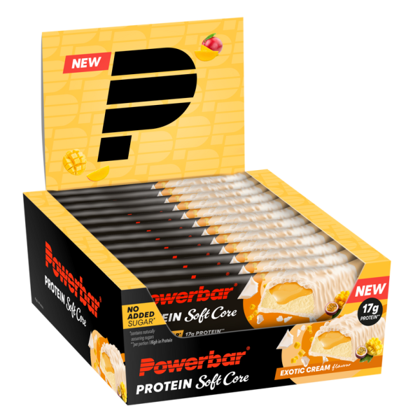 PowerBar Protein Soft Core Riegel 12er Box Exotic Cream