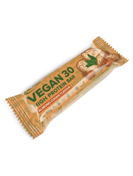 IronMaxx Vegan 30 High Protein Eiweißriegel 24er Box Almond Cookie MHD 07-2026