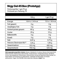 Nduranz Nrgy 45 Gel (10x75g) Eisteee-Zitrone