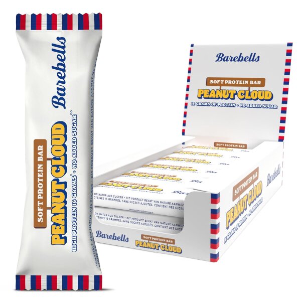 Barebells Soft Protein Bar Riegel 12er Box Peanut Cloud