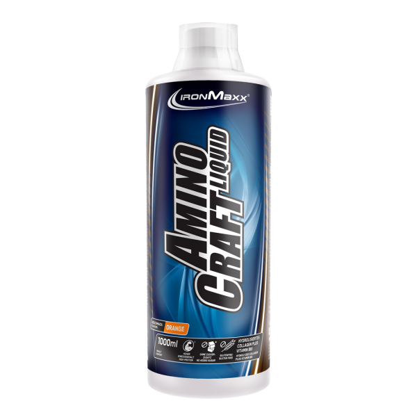 IronMaxx Amino Kraft 1000ml Amino Liquid Flasche - Orange