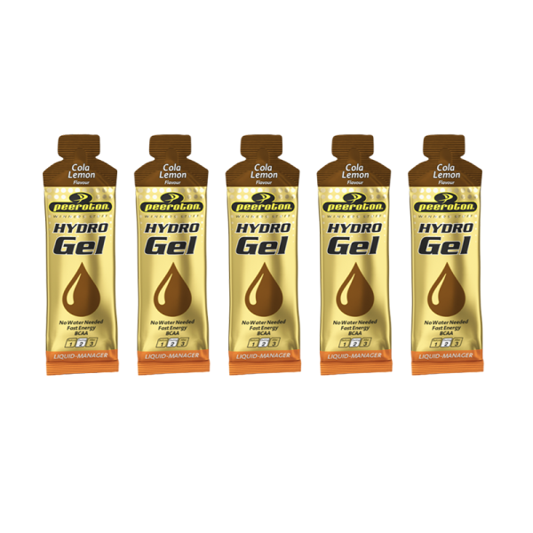 Peeroton Hydrogel mit BCAA Liquid Manager 5er pack Lemon-Lime