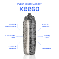 KEEGO Trinkflasche Titan 750ml Mellow Yellow - Limited...