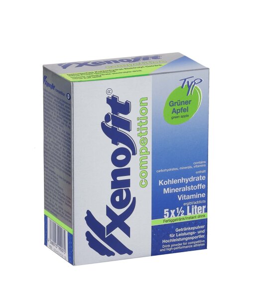 Xenofit Competition 5er Einzelbeutel Grüner Apfel