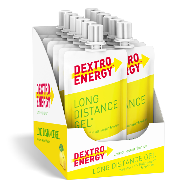 Dextro Energy Long Distance Gel 12er Box Lemon-Yuzu