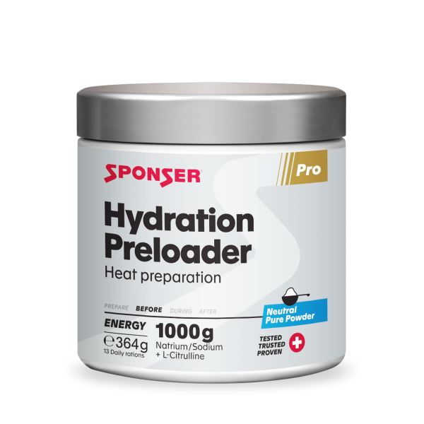 Sponser Hydration Preloader 364g Dose - Neutral