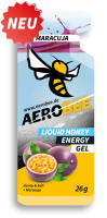 AEROBEE Energy Gel aus Honig LIQUID 10er Box Maracuja MHD...
