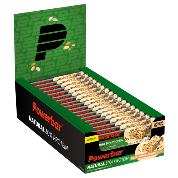 PowerBar Natural Protein Riegel 18er Box Salty Peanut Crunch MHD 10-2026
